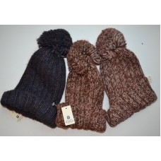 NWT Fratelli Talli Firenze  Italy Alpaca Wool Blend Pom Knit Hat  eb-90684605